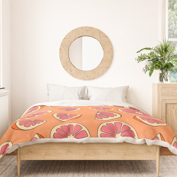 Grapefruit Print Duvet Cover Gallery Image 3