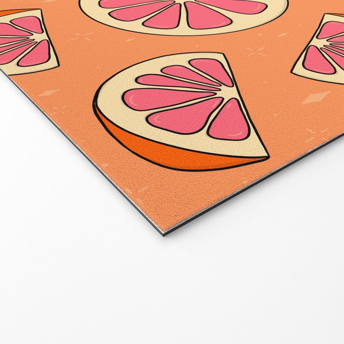 Grapefruit Print Welcome Mat Gallery Image 2