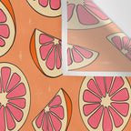 Grapefruit Print Wall Tapestry Gallery Image 3