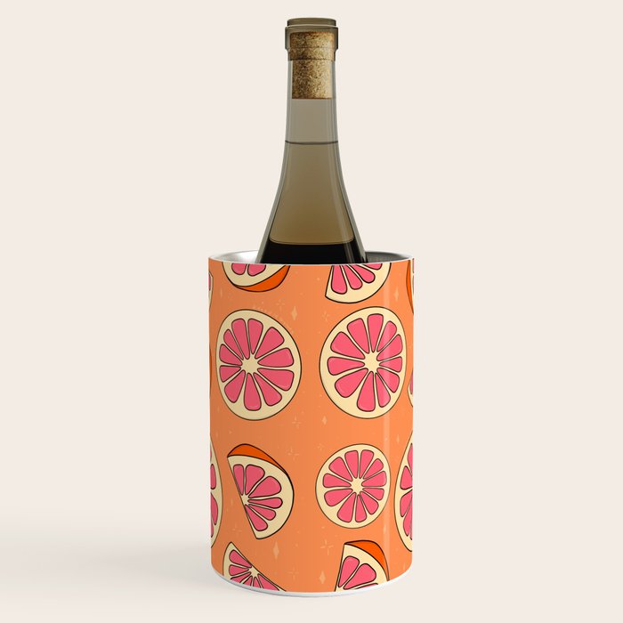 Grapefruit Print Wine Chiller Gallery Image 1