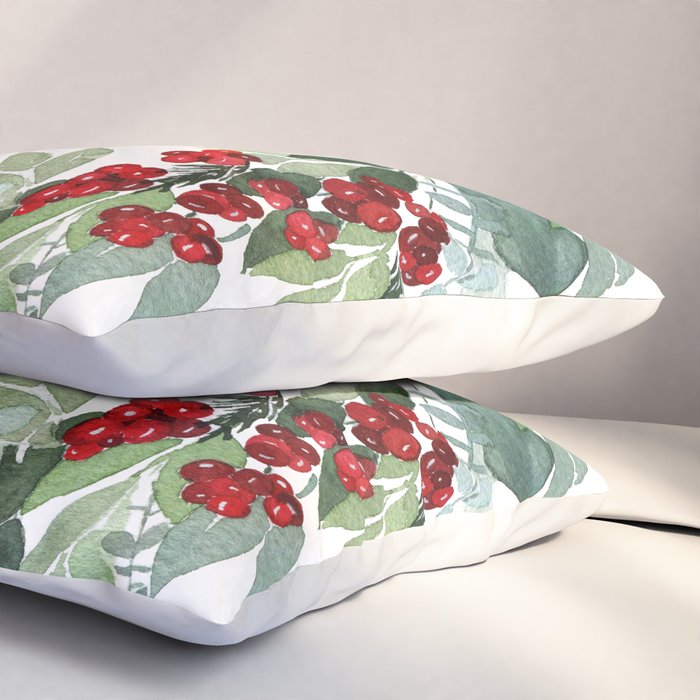 Holly Berry Pillow Sham Gallery Image 3