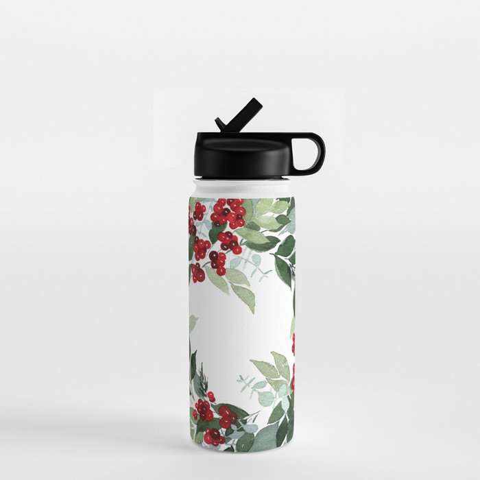 Holly Berry Water Bottle Gallery Image 1