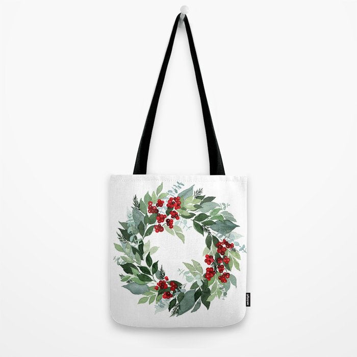 Holly Berry Tote Bag Gallery Image 2