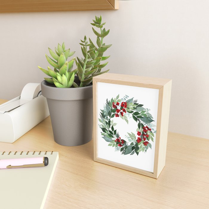 Holly Berry Mini Art Print Gallery Image 2