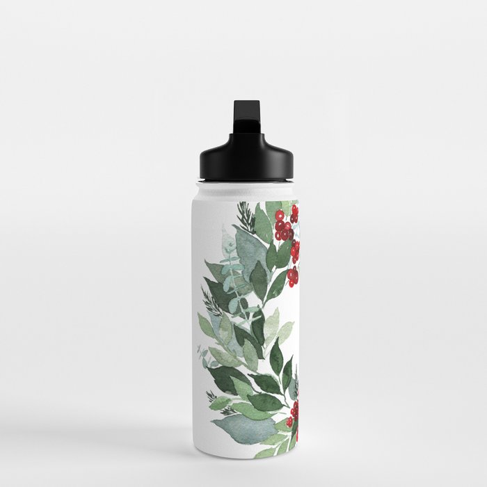 Holly Berry Water Bottle Gallery Image 3