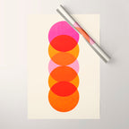 Abstraction_COLOUR_CIRCLES_001 Wrapping Paper Gallery Image 1