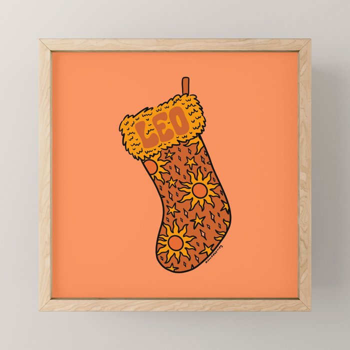 Leo Stocking Mini Art Print Gallery Image 1