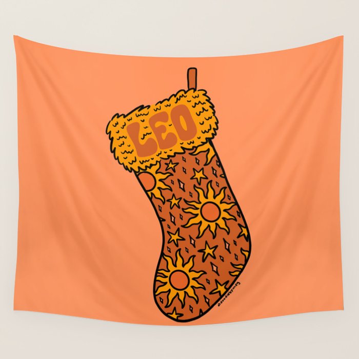 Leo Stocking Wall Tapestry Gallery Image 4
