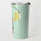 This moose is ready for winter Travel Mug Gallery Image 2