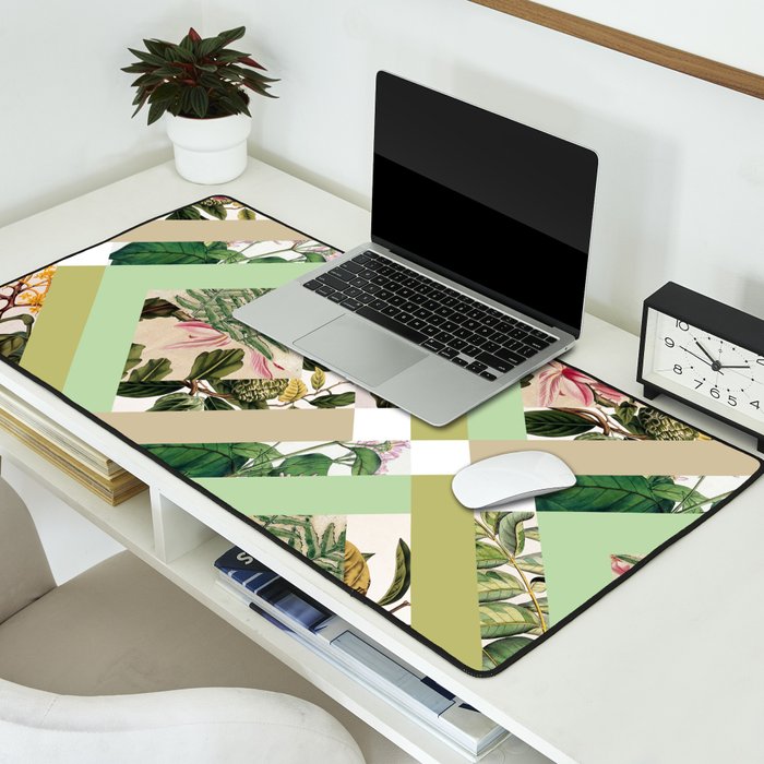 Cubed Vintage Botanicals Desk Mat Gallery Image 2