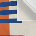 Chloe Pink Orange Blue Beige Wall Tapestry Gallery Image 3