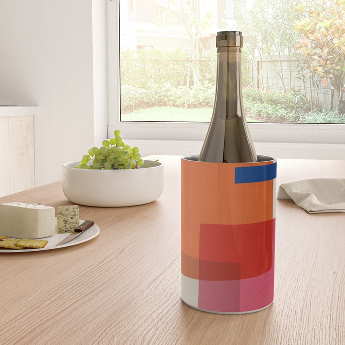 Chloe Pink Orange Blue Beige Wine Chiller Gallery Image 4