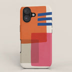 Chloe Pink Orange Blue Beige iPhone Case Gallery Image 1