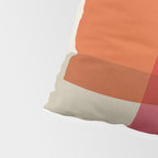 Chloe Pink Orange Blue Beige Pillow Sham Gallery Image 4