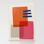 Chloe Pink Orange Blue Beige Stationery Card Gallery Image 2
