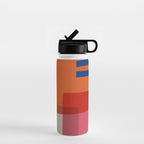 Chloe Pink Orange Blue Beige Water Bottle Gallery Image 1