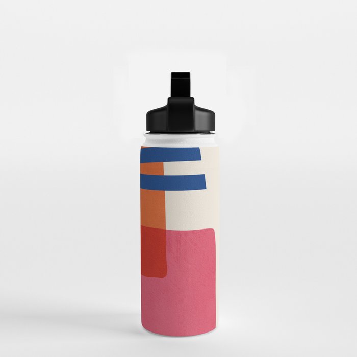 Chloe Pink Orange Blue Beige Water Bottle Gallery Image 2