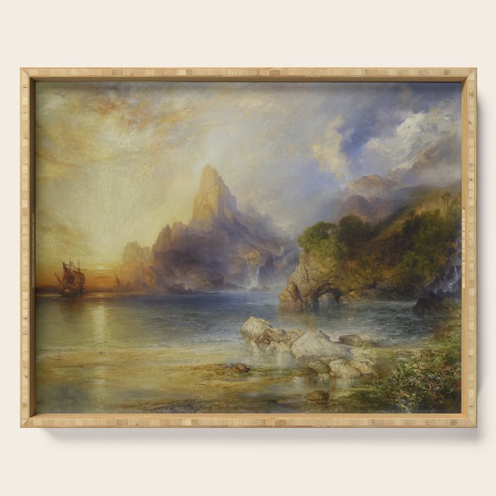 The Lotus Eaters by Thomas Moran Serving Tray Gallery Image 1