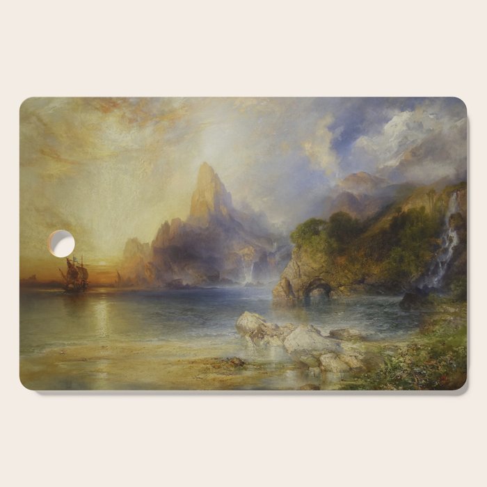 The Lotus Eaters by Thomas Moran Cutting Board Gallery Image 1