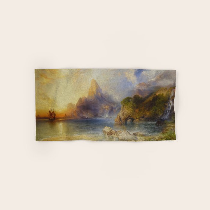 The Lotus Eaters by Thomas Moran Bath Towel Gallery Image 1