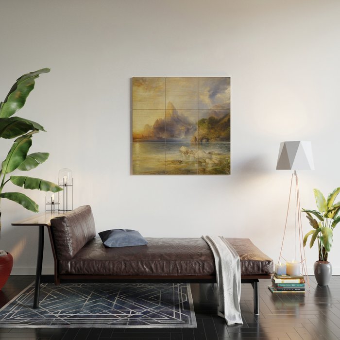 The Lotus Eaters by Thomas Moran Wood Wall Art Gallery Image 2