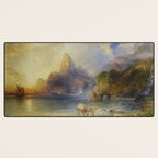 The Lotus Eaters by Thomas Moran Desk Mat Gallery Image 3