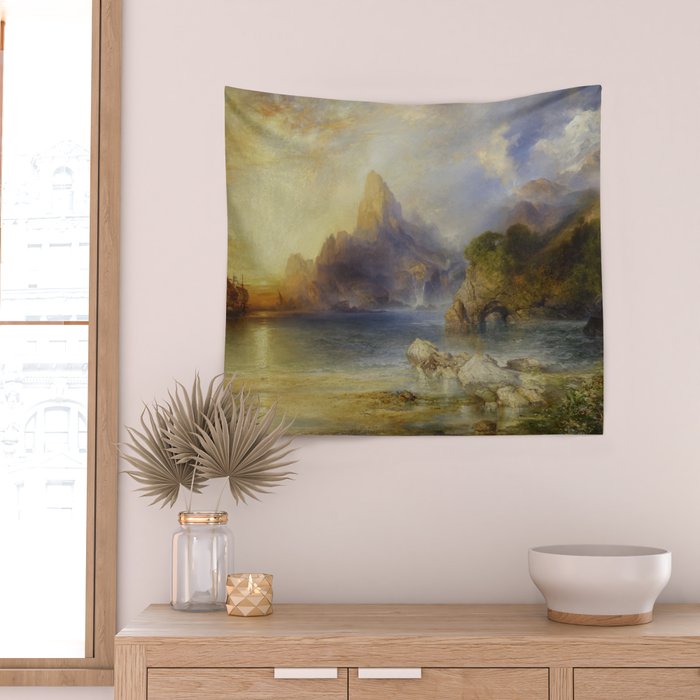 The Lotus Eaters by Thomas Moran Wall Tapestry Gallery Image 2