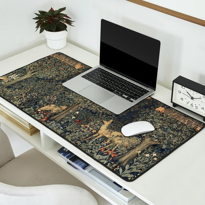 William Morris Greenery Desk Mat Gallery Image 2