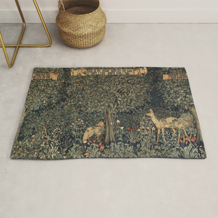 William Morris Greenery Rug Gallery Image 1