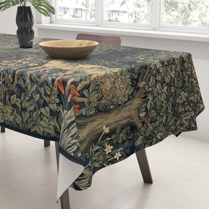 William Morris Greenery Tablecloth Gallery Image 3