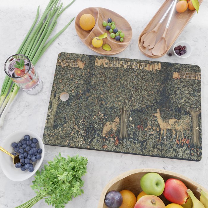 William Morris Greenery Cutting Board Gallery Image 2