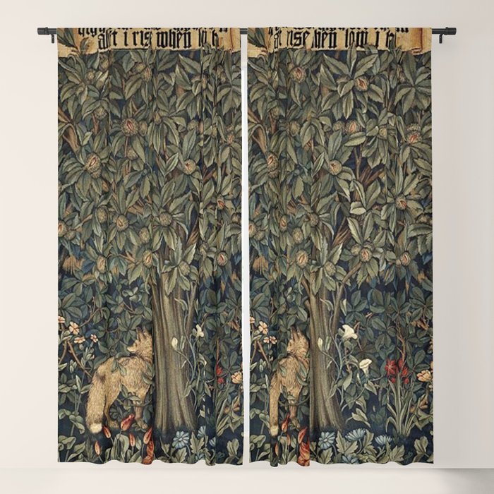 William Morris Greenery Window Curtain Gallery Image 1