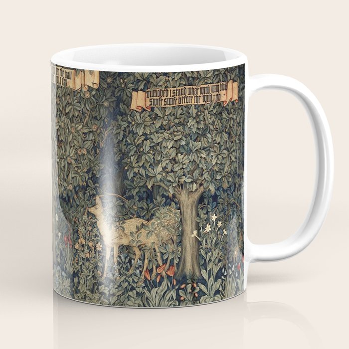 William Morris Greenery Coffee Mug Gallery Image 1