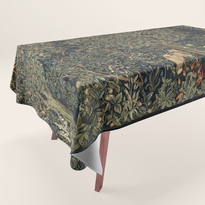 William Morris Greenery Tablecloth Gallery Image 1