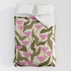 Tulips In Pink Duvet Cover Gallery Image 6