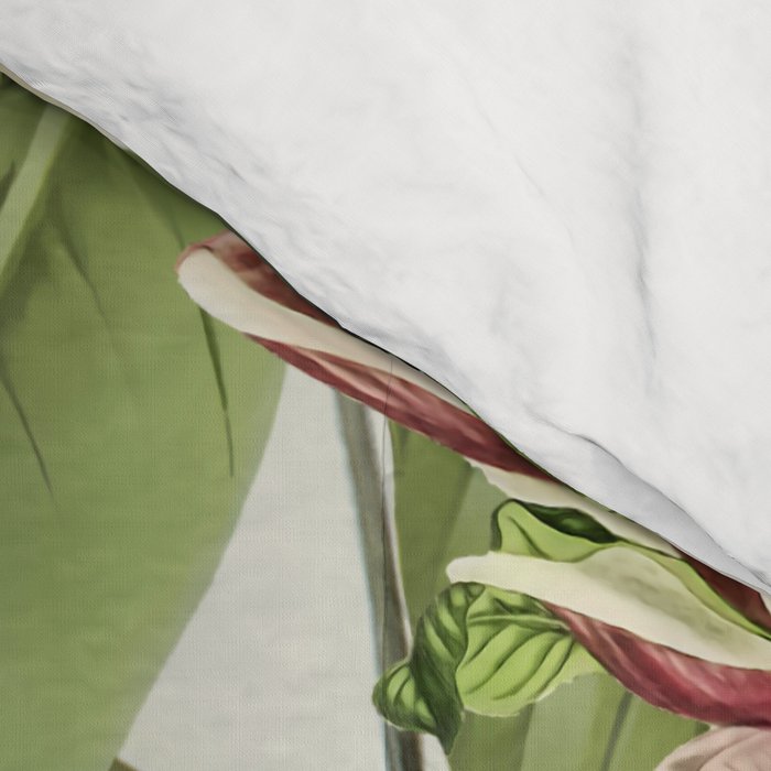 Tropical Heron Bird Rainforest Illustration Comforter Gallery Image 4