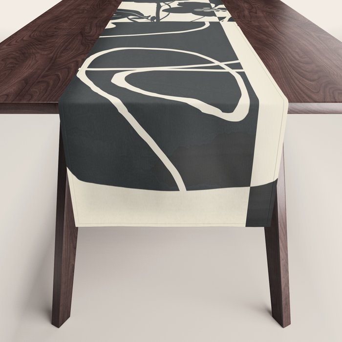 Botanical Contrast 1 Table Runner Gallery Image 1