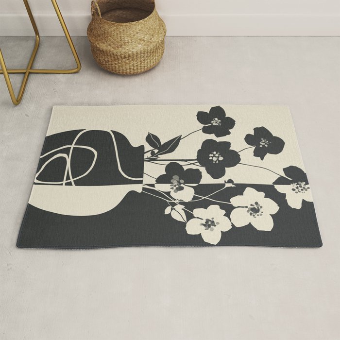 Botanical Contrast 1 Rug Gallery Image 1