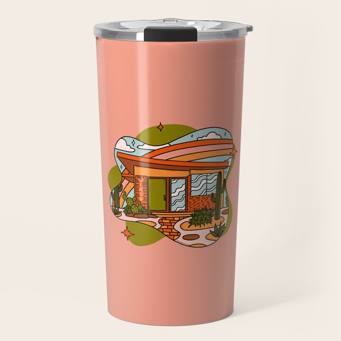 Virgo Mid Century House Travel Mug Gallery Image 1
