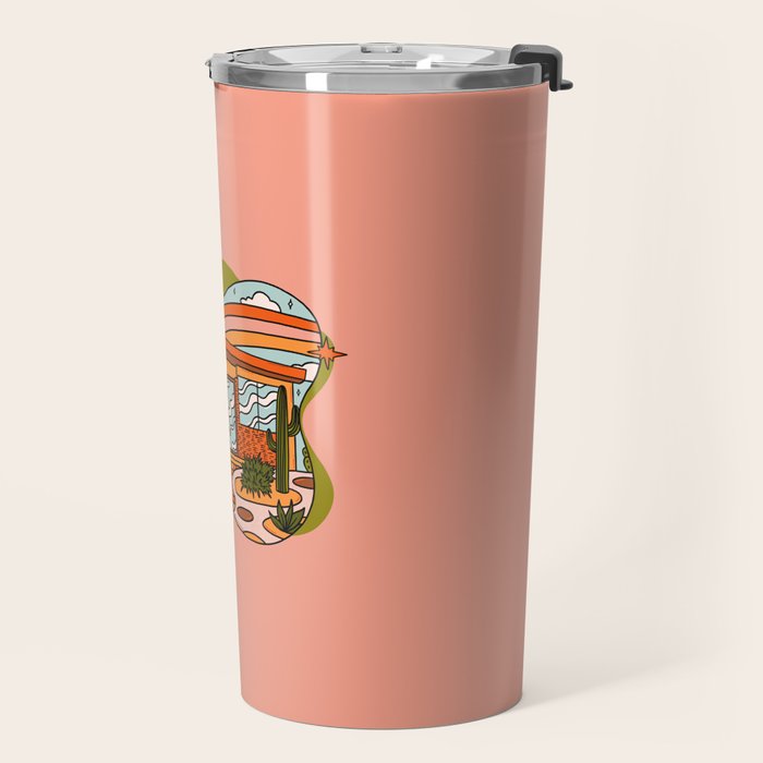 Virgo Mid Century House Travel Mug Gallery Image 2