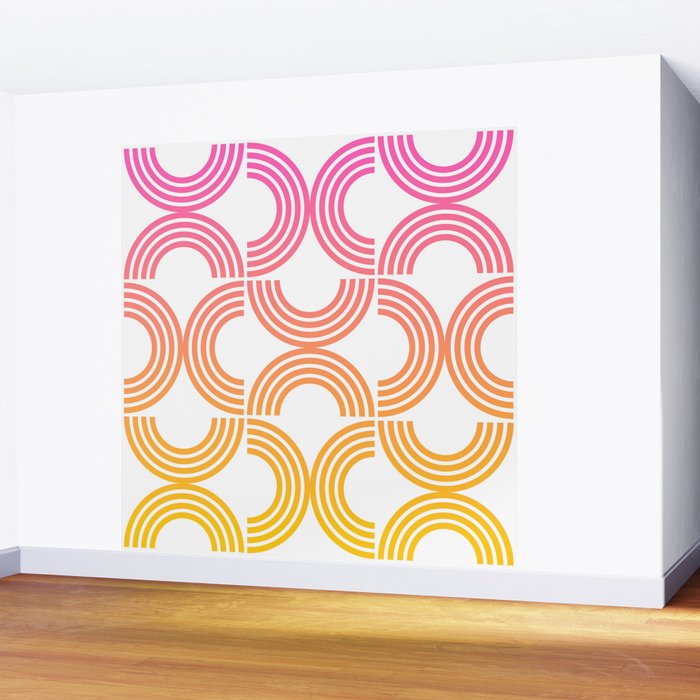 Deco Geometric 05B Wall Mural Gallery Image 2