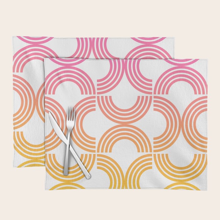 Deco Geometric 05B Placemat Gallery Image 1