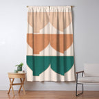 Minimal Geometric Shapes 105 Window Curtain Gallery Image 5