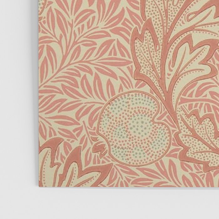 William Morris Apple Rust Gold Vintage Pattern Poster Gallery Image 3