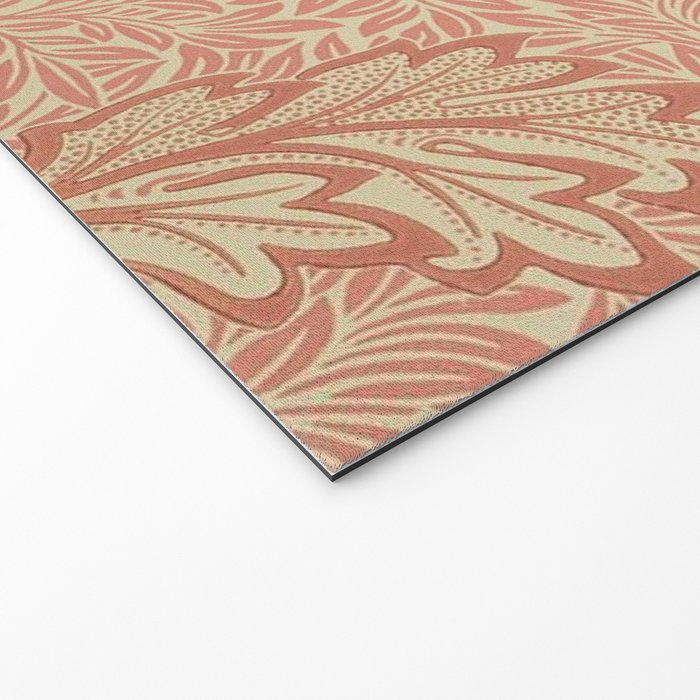 William Morris Apple Rust Gold Vintage Pattern Welcome Mat Gallery Image 2