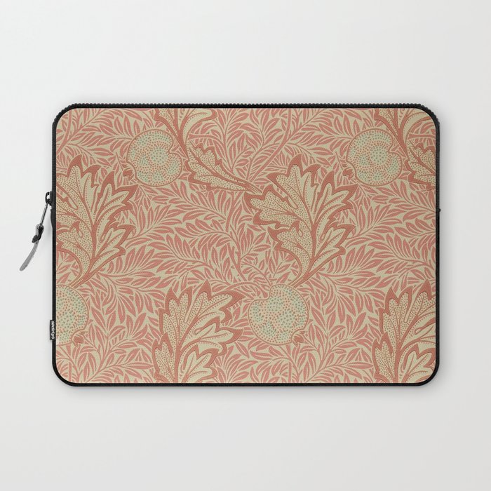 William Morris Apple Rust Gold Vintage Pattern Laptop Sleeve Gallery Image 1