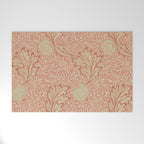 William Morris Apple Rust Gold Vintage Pattern Welcome Mat Gallery Image 1