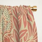 William Morris Apple Rust Gold Vintage Pattern Window Curtain Gallery Image 2