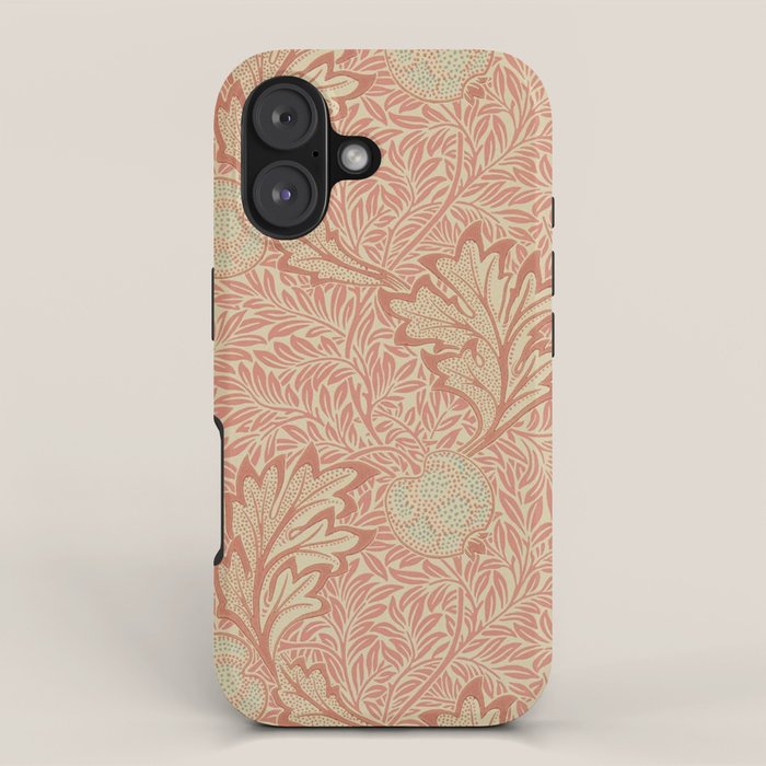 William Morris Apple Rust Gold Vintage Pattern iPhone Case Gallery Image 1