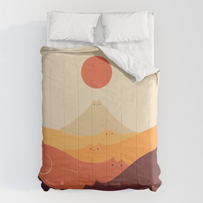 Cat Landscape 87 Comforter Gallery Image 6